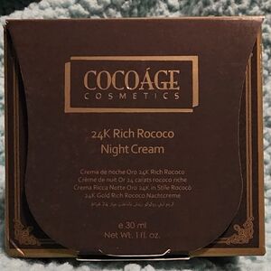 24K Rich Rococo Night Cream - Gold